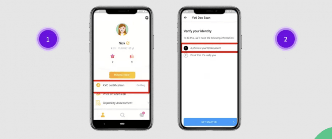 KYC-VERIFICACIÓN KYC-topchat app-topchat.team